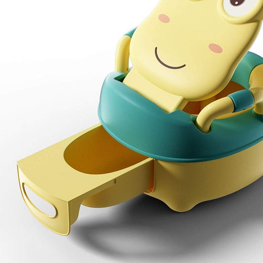 مرحاض تدريب الطفل مع فرشاة تنظيف