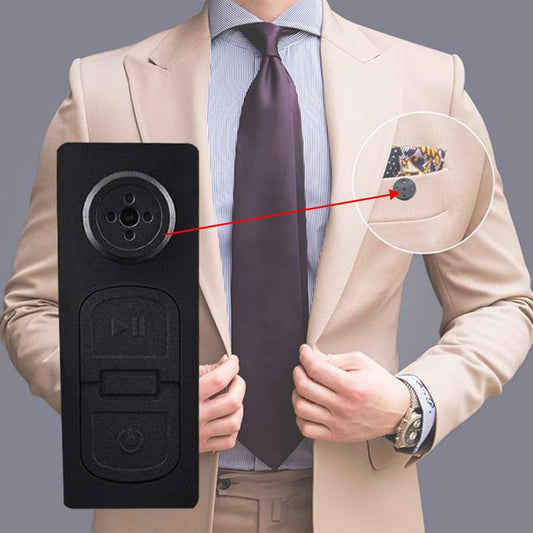 كاميرا خفية على شكل زر القميص