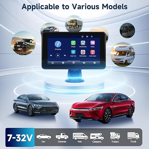 Écran tactile CarPlay sans fil portable