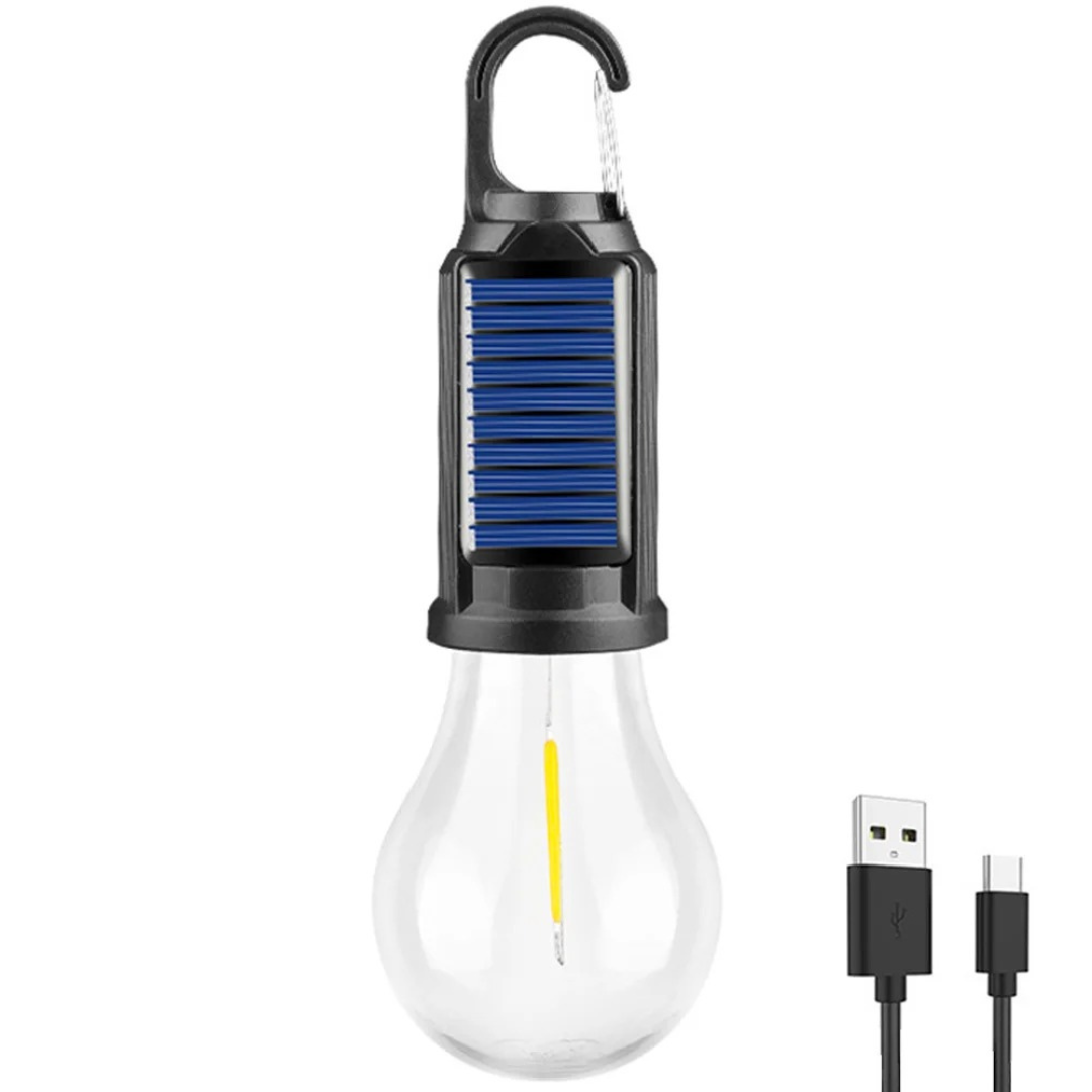 Ampoule LED solaire en 4 pièces