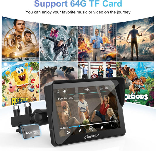 Écran CarPlay sans fil pour motos