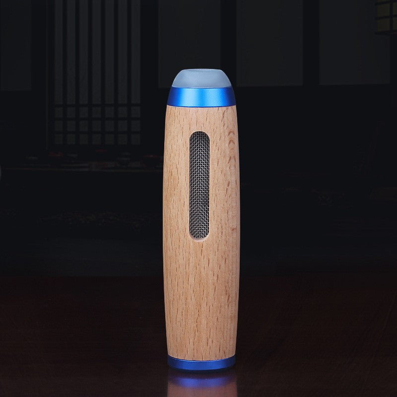 Porte-cigarette anti-suie en bois pour voiture