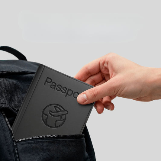 Étui de passeport traçable
