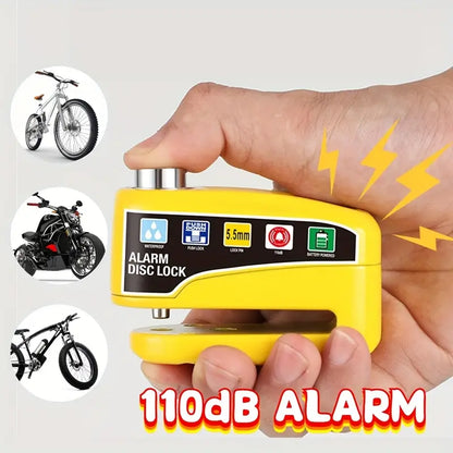قفل الدراجة مع إنذار