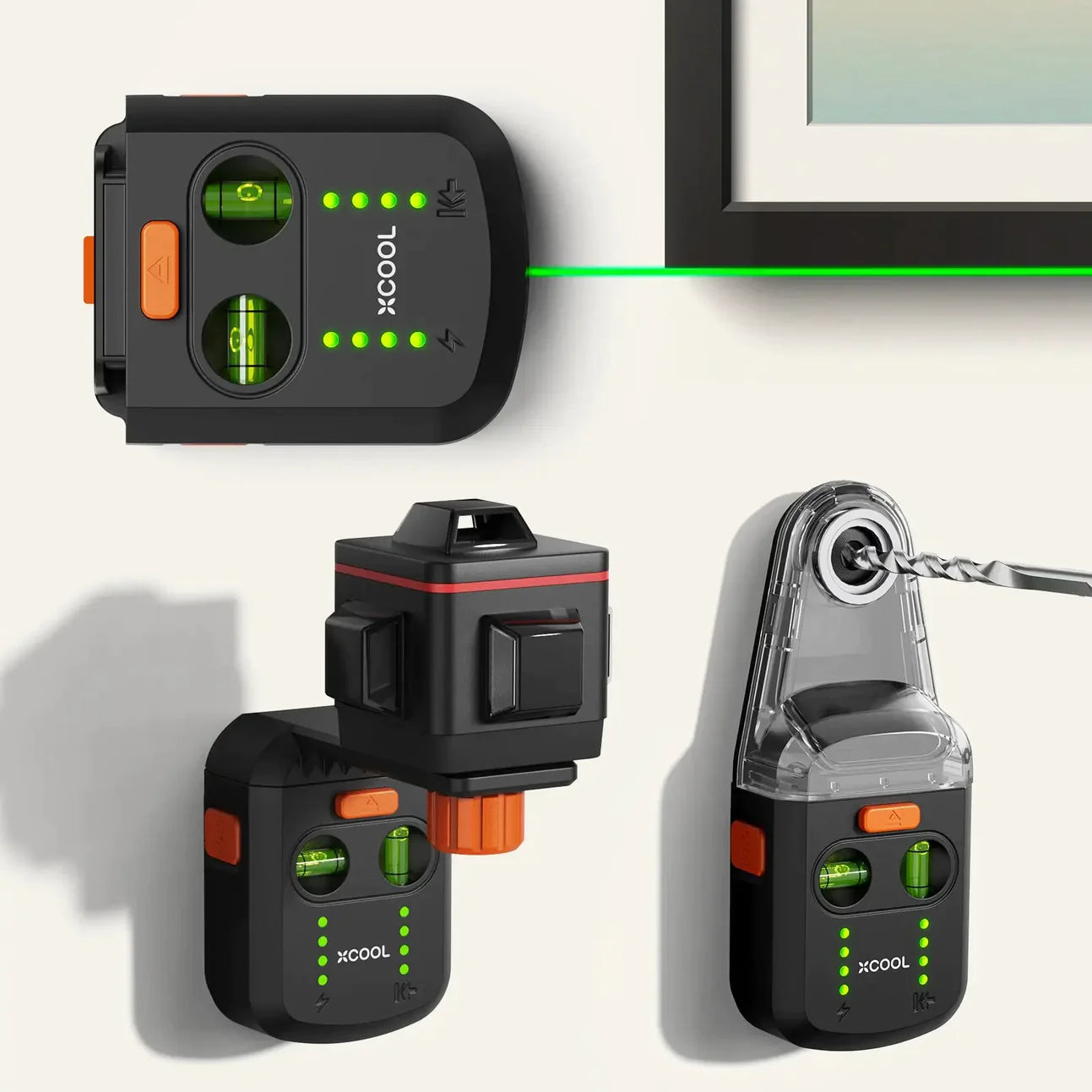 Niveau laser mural 3 en 1 Wallaser