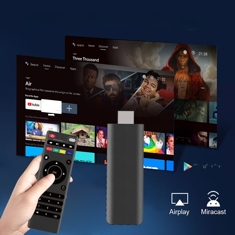 Smart TV adapter with remote control