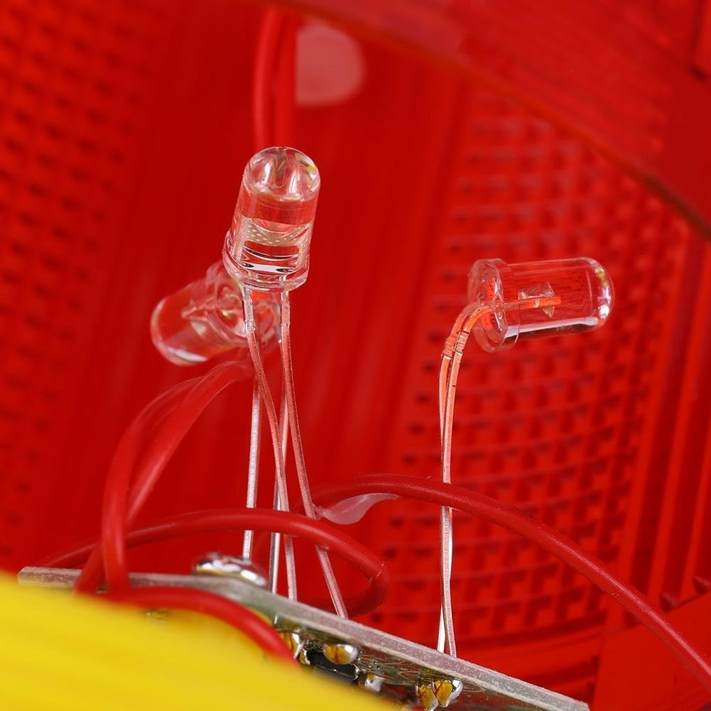 Feu de signalisation LED solaire avec fonction clignotante