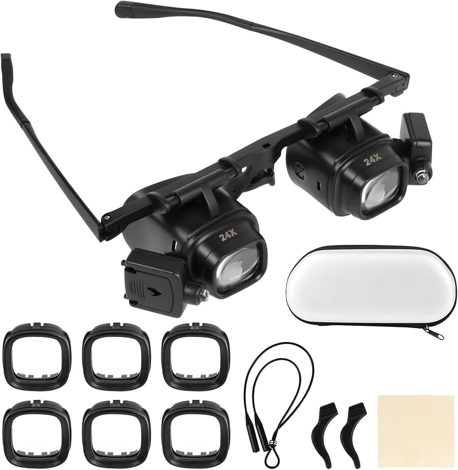 Lunettes Grossissantes LED