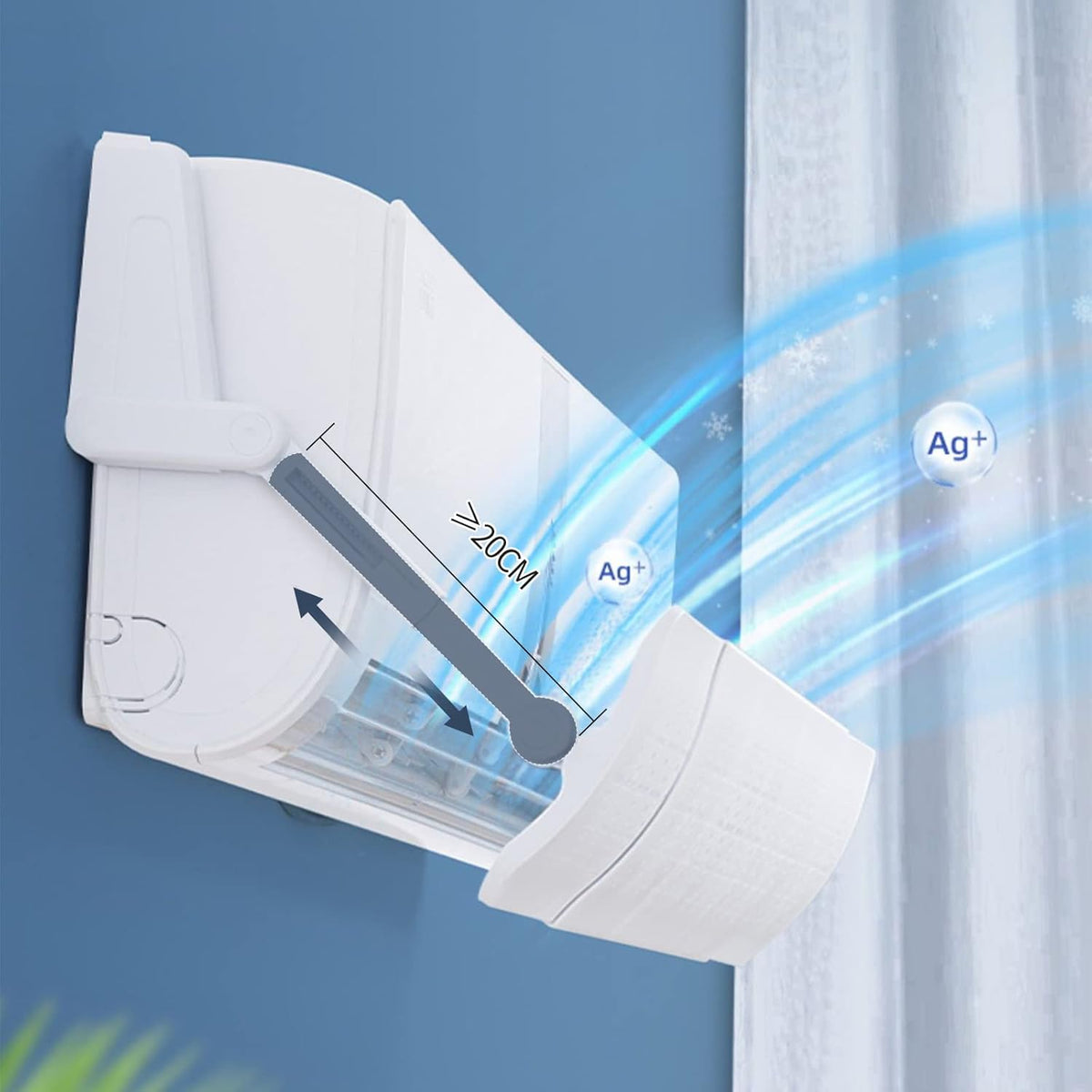 Déflecteur d'air pour climatiseur
