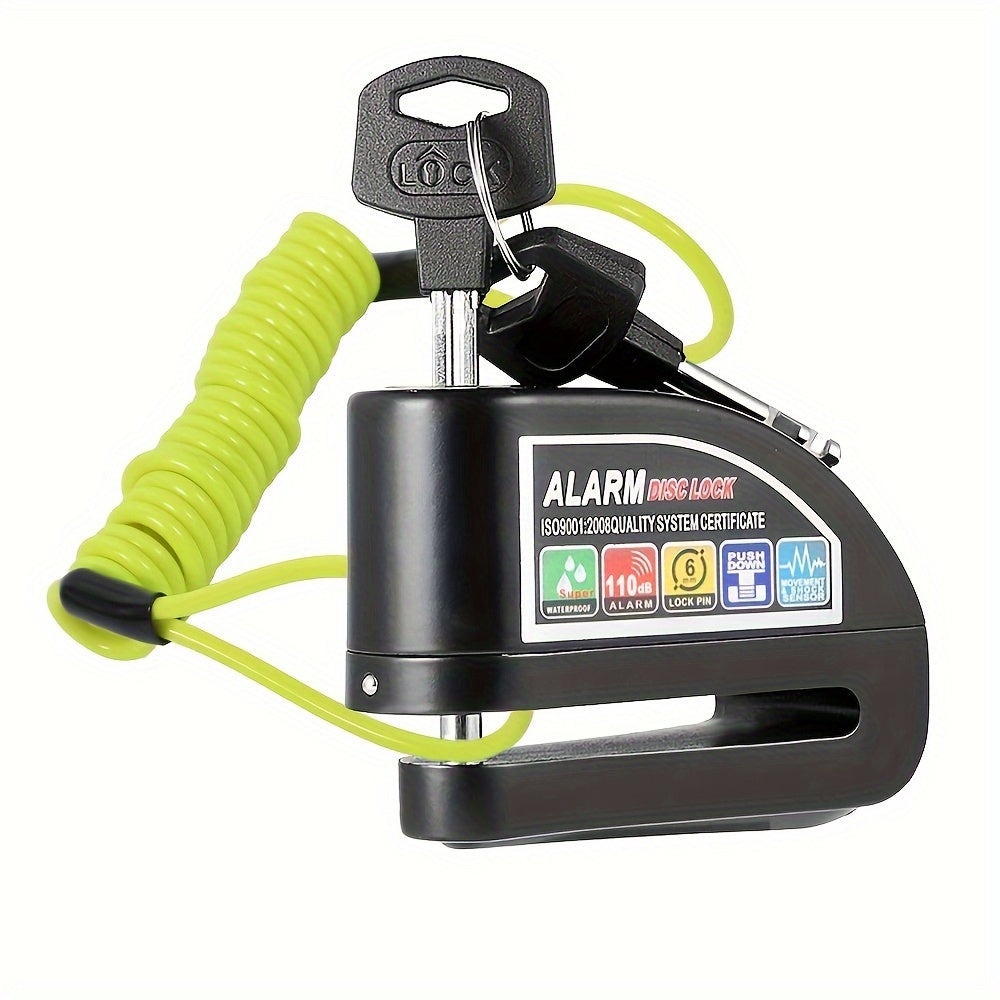 قفل الدراجة مع إنذار