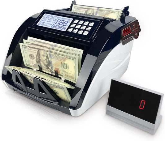 Machine de comptage de monnaie multinationale avec écran LCD