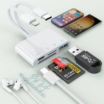 Lecteur de cartes mémoire USB-C 3 en 1
