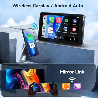 Écran tactile CarPlay sans fil portable