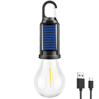 Ampoule LED solaire en 4 pièces