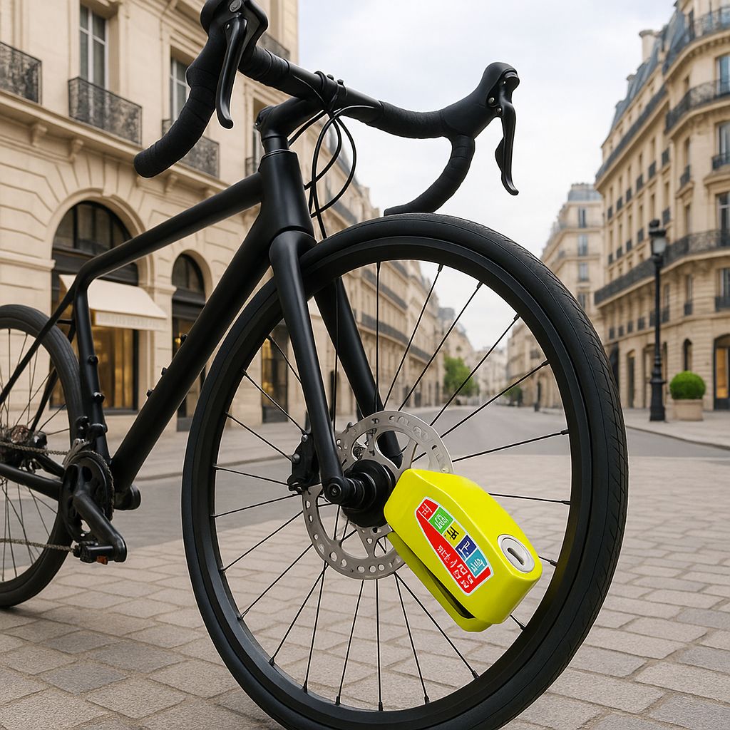 قفل الدراجة مع إنذار