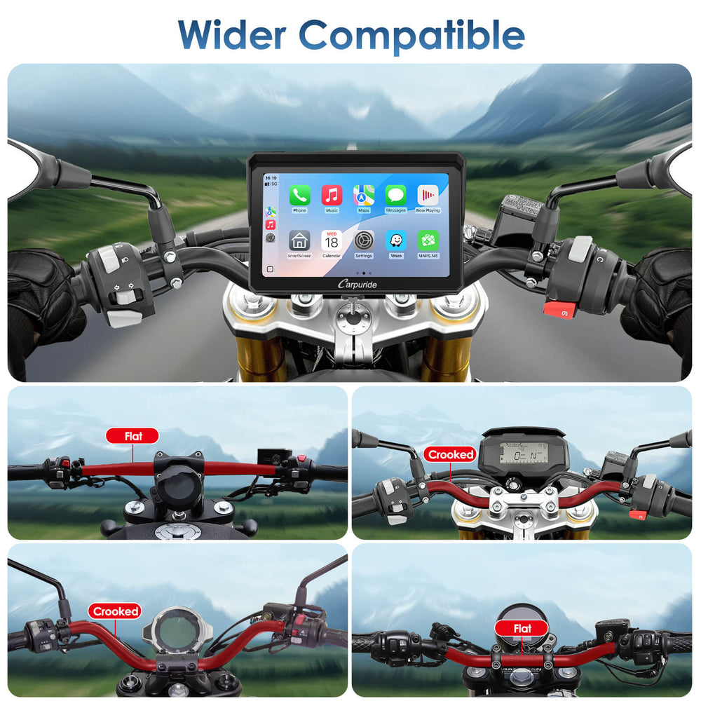 Écran CarPlay sans fil pour motos