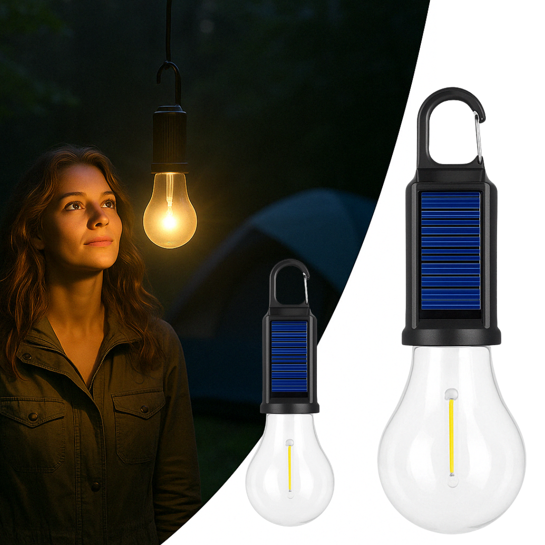 Ampoule LED solaire en 4 pièces