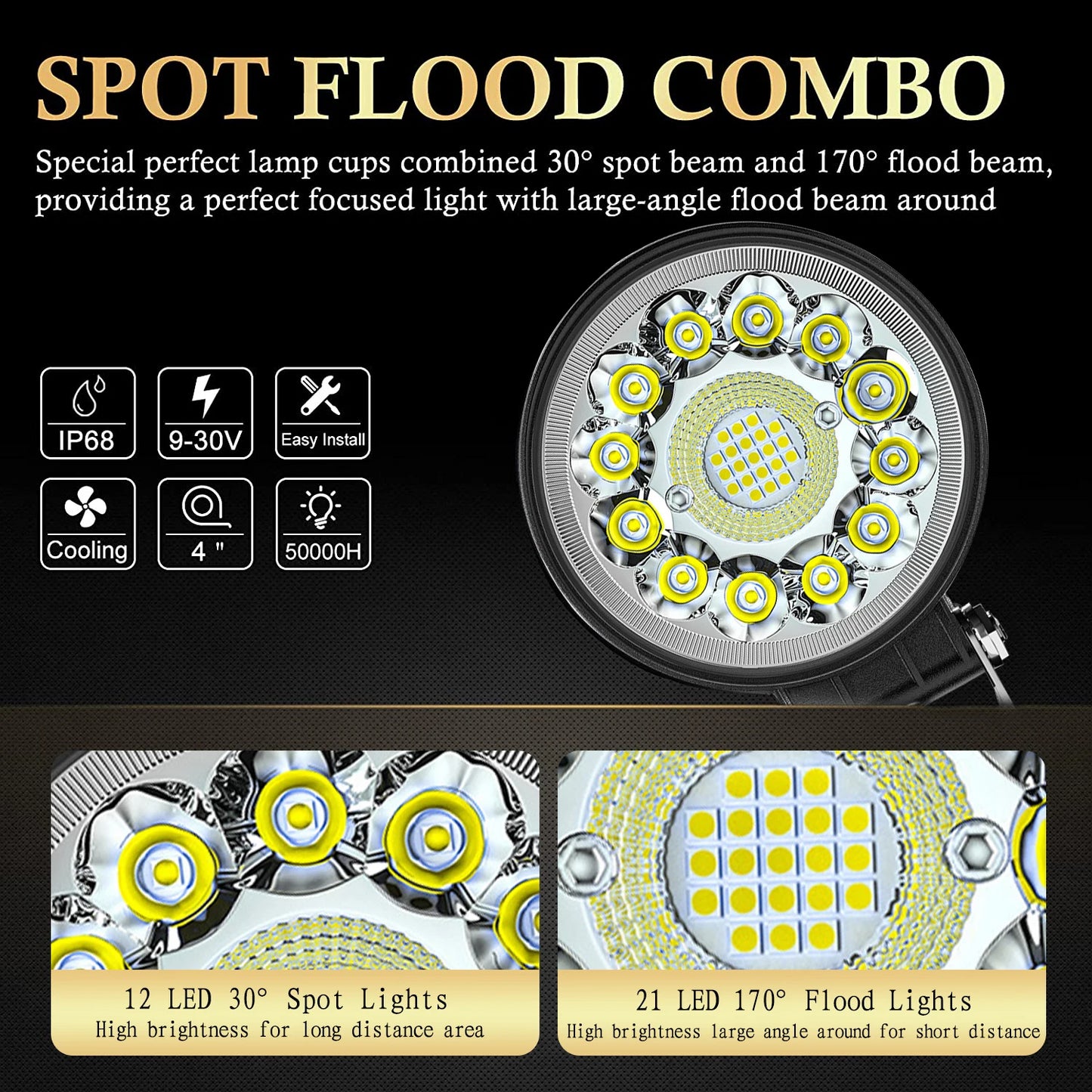 مصباح سيارة عالي القوة