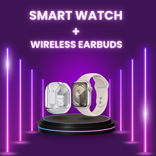 Smartwatch & Wireless Earbuds