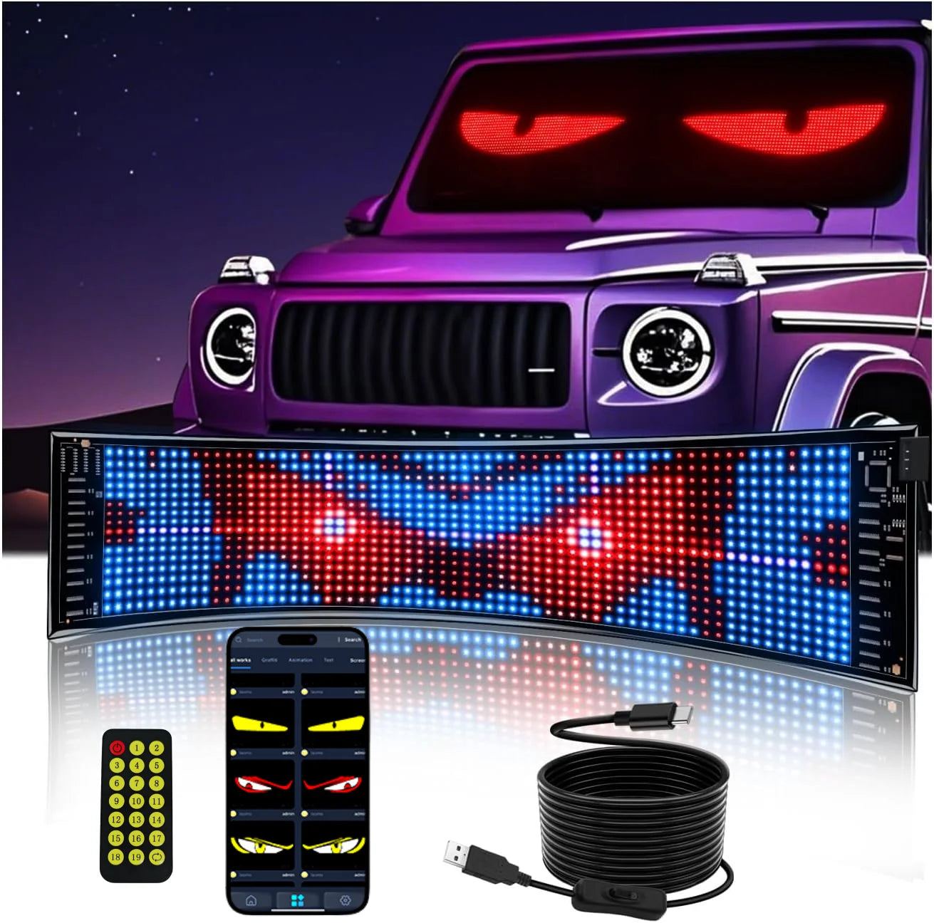 شاشة ليد ماتريكس الكبيرة