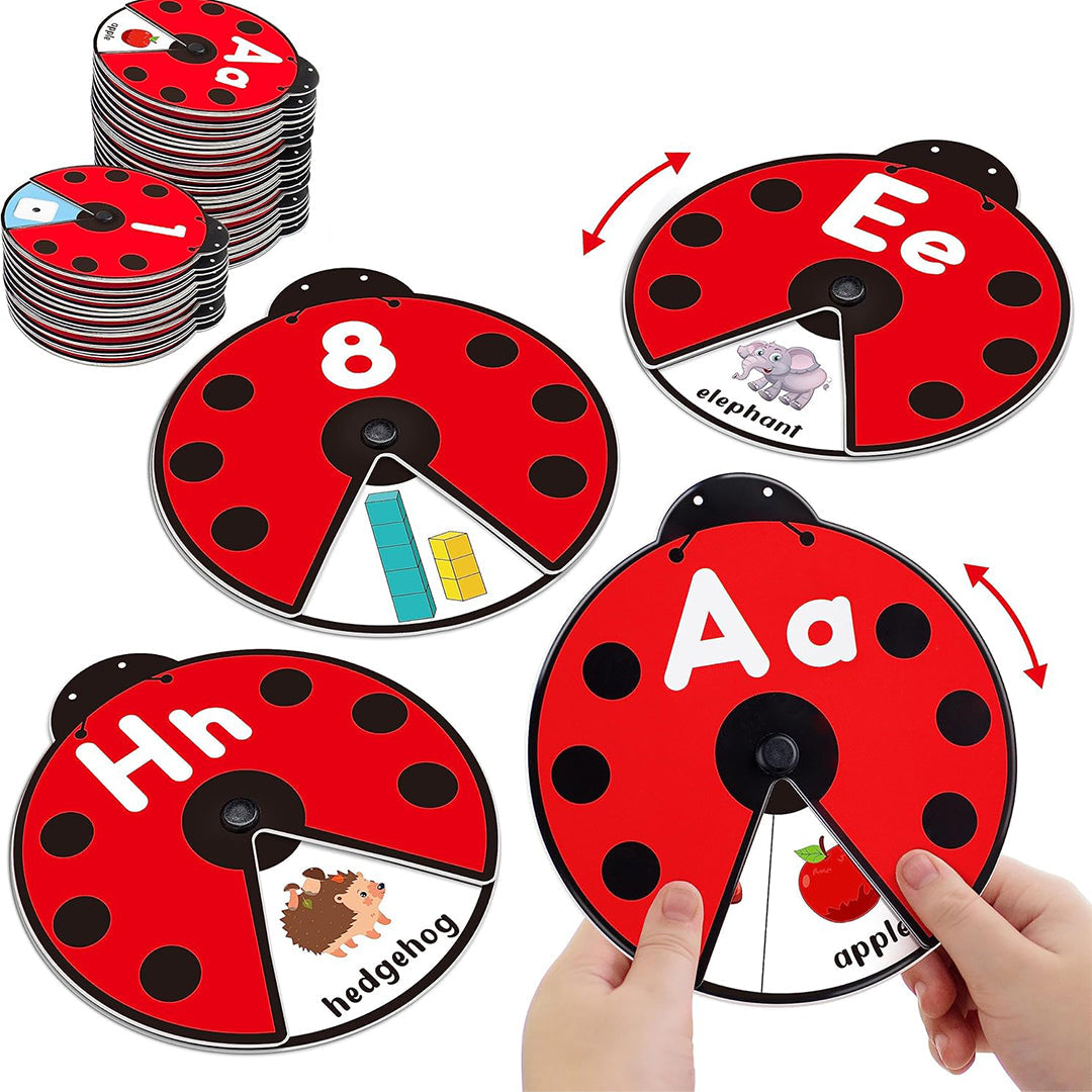 Jeu de rotation de l'alphabet et des chiffres