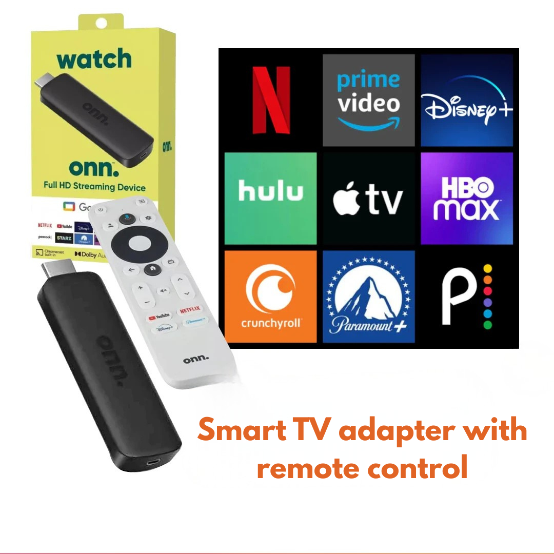 Smart TV adapter with remote control