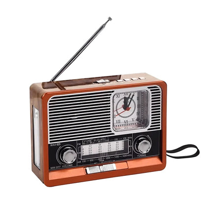 Réveil solaire LED Bluetooth avec lampe torche et radio