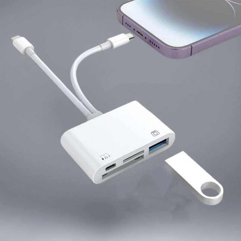 Lecteur de cartes mémoire USB-C 3 en 1